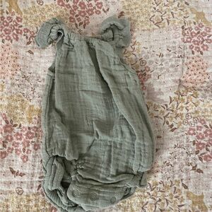 Jamie Kay Sage Green Kids Overalls